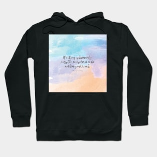 If a thing is humanly possible, consider it to be within your reach. Marcus Aurelius Hoodie